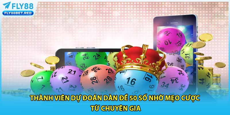 Thành viên dự đoán dàn đề 50 số nhờ mẹo cược từ chuyên gia